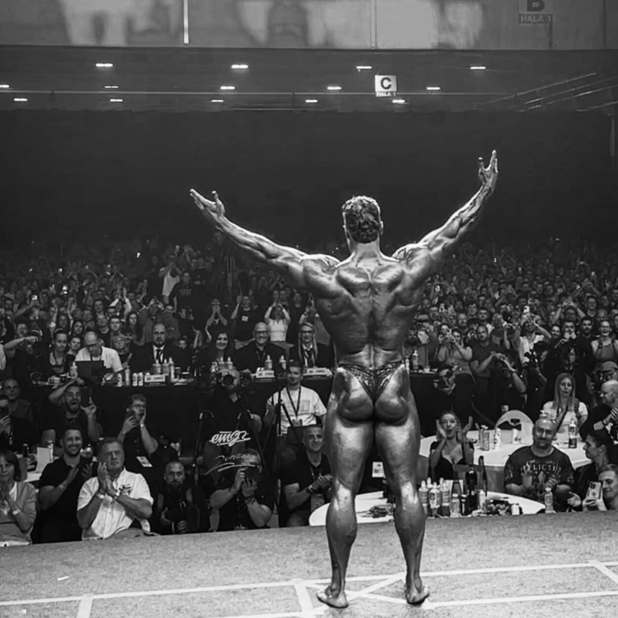 EVLS Prague stage and athletes